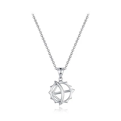 Sterling Silver 19" Bow & Arrow Pendant
