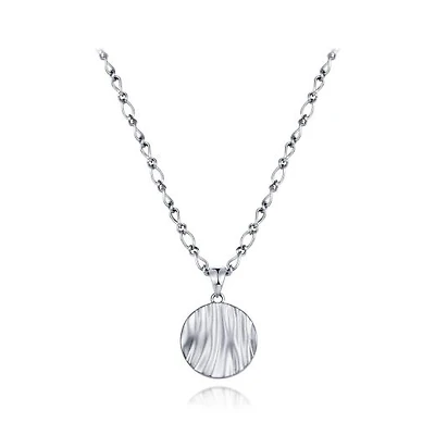 Sterling Silver 19" Medallion with Adjustable Chain