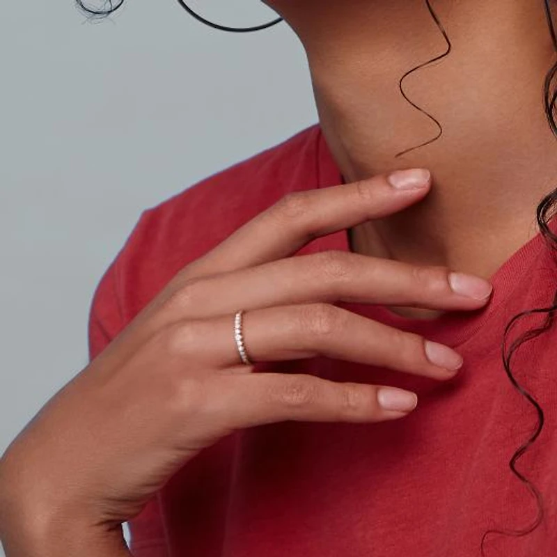 Julianna B 10K Yellow Gold 0.21CTW Diamond Stackable Ring