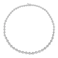 Julianna B Sterling Silver 0.50CTW Diamond Tennis Necklace