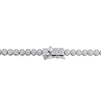 Julianna B Sterling Silver 0.50CTW Diamond Tennis Necklace