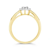 10K Yellow Gold 0.50CTW Diamond Fashion Ring