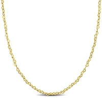 Julianna B 14K Yellow Gold 14" Heart Link Chain