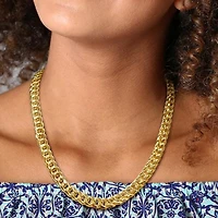 Julianna B 10K Yellow Gold 22" 9.25mm Miami Cuban Link Chain