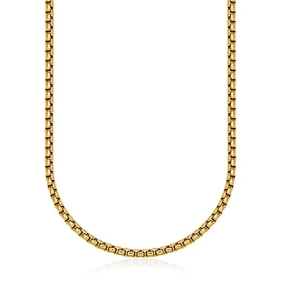 SteelX Stainless Steel Round Box Chain