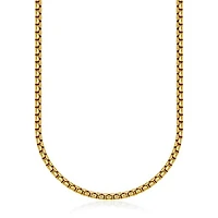 SteelX Stainless Steel Round Box Chain
