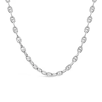 Sterling Silver 18" Sunburst Link Chain