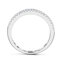 14K White Gold Ruby and Diamond Ring