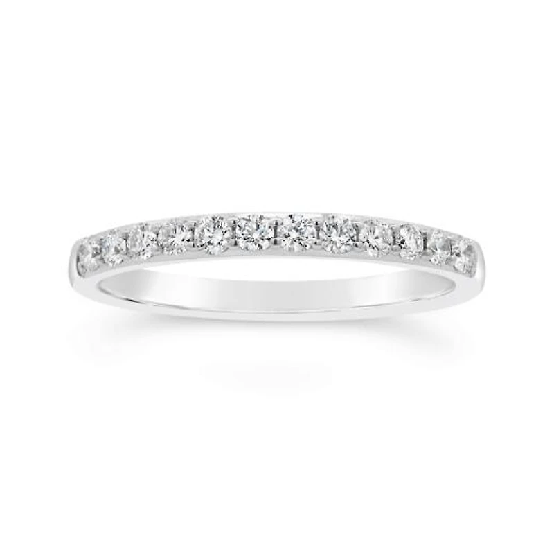 Glacier Fire 14K White Gold 0.33CTW Canadian Diamond Anniversary Band