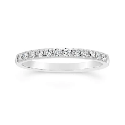 Glacier Fire 14K White Gold 0.33CTW Canadian Diamond Anniversary Band