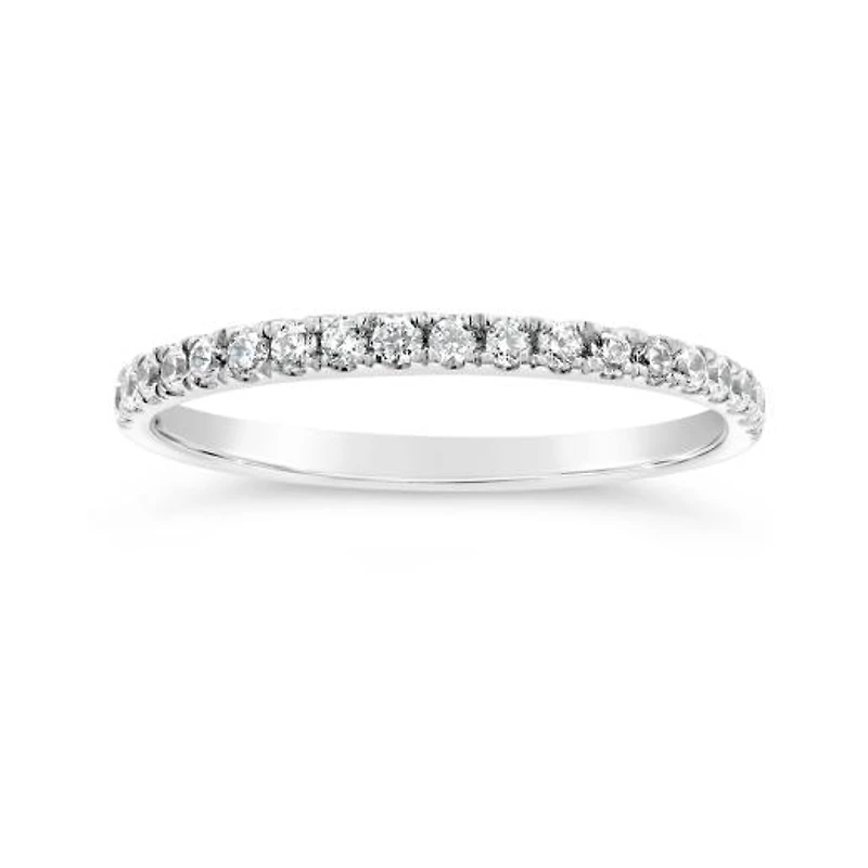 Jenny Packham 18K White Gold Lab Grown 0.33CTW Diamond Band