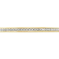 10K Yellow Gold 0.70CTW Diamond Bangle
