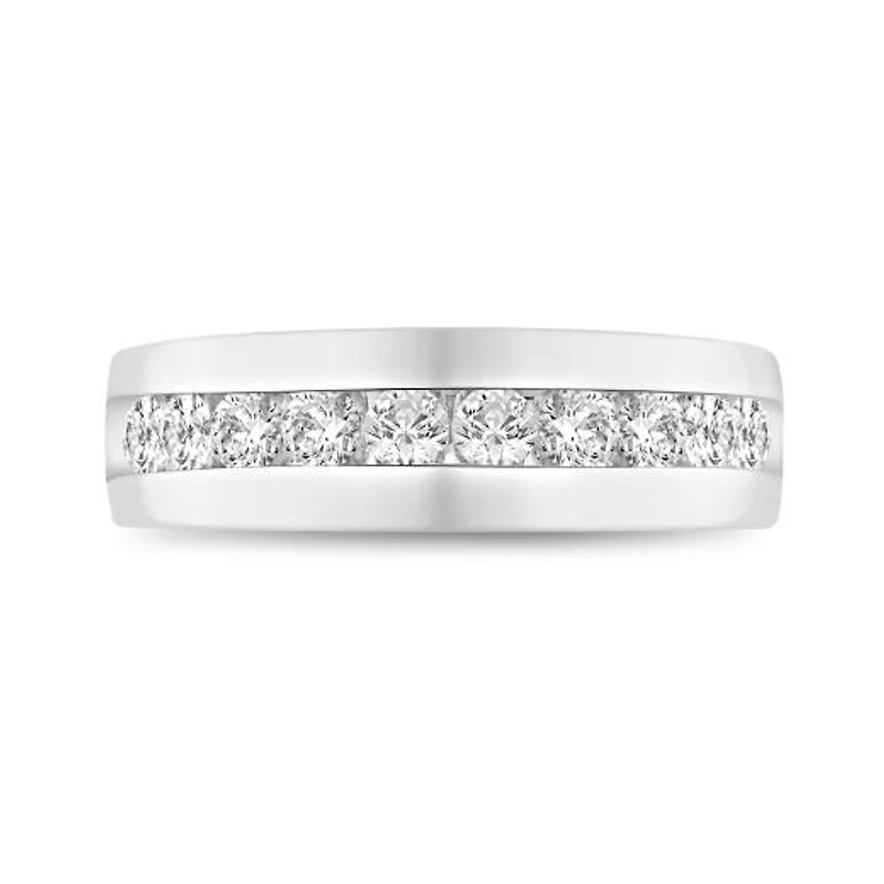 10K White Gold Lab Grown 1.00CTW Diamond Ring