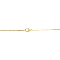Bella Moda 10K Yellow Gold 0.20CTW Diamond Y-Necklace