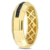 Julianna B 14K Yellow Gold 0.20CTW Black Diamond Ring