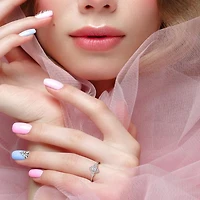 Julianna B 14K Rose Gold 0.48CTW Diamond Bridal Ring
