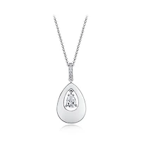 Sterling Silver Cubic Zirconia Dancing 19" Pendant