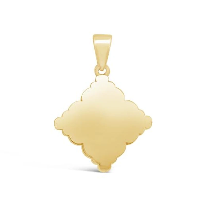 10K Yellow Gold Open Work Pendant