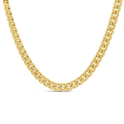 10K Yellow Gold 5.2mm 20" Solid Star Dust Diamond Cut Curb Chain