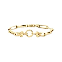 14K Yellow Gold 7.5" Open Link Bracelet