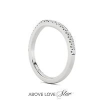 Above Love Lab Grown 0.25CTW Diamond Band in 18K White Gold