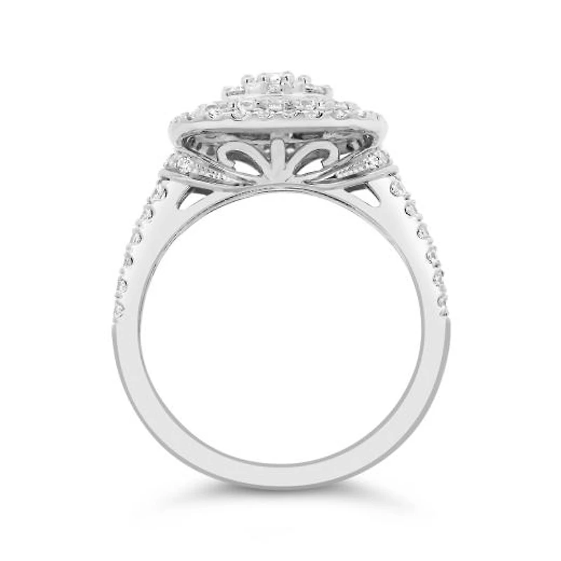 New Brilliance Lab Grown 1.29CTW Diamond Fashion Ring in 10K White Gold