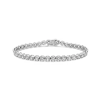 New Brilliance Lab Grown 10.00CTW Diamond Tennis Bracelet in 10K White Gold