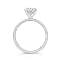 New Brilliance Lab Grown 1.58CTW Diamond Solitaire Ring in 14K White Gold
