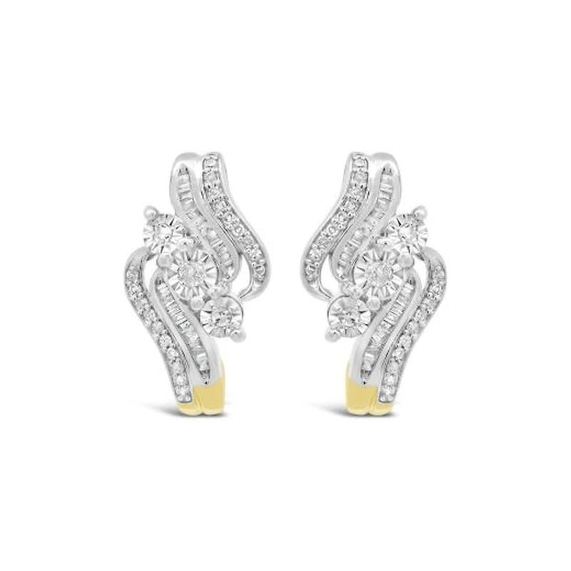 0.25CTW Diamond Fashion Earrings in 10K Yellow Gold