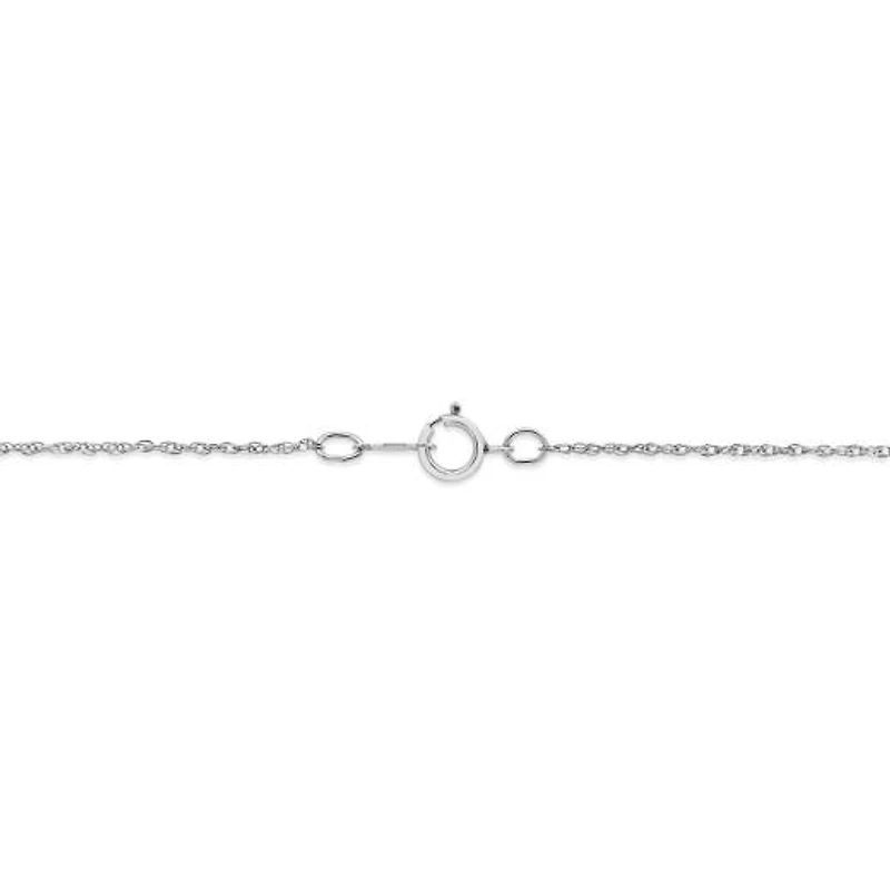 New Brilliance Lab Grown 0.45CTW Diamond Necklace in 10K White Gold