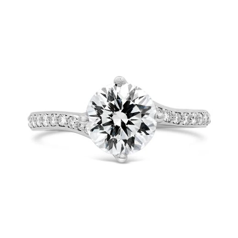 Charmed By Richard Calder Lab Grown 2.18CTW Diamond Ring in 14K White Gold