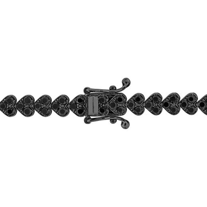 Julianna B 3.86CTW Black Diamond Bracelet in 14K Black Plated Gold