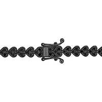 Julianna B 3.86CTW Black Diamond Bracelet in 14K Black Plated Gold