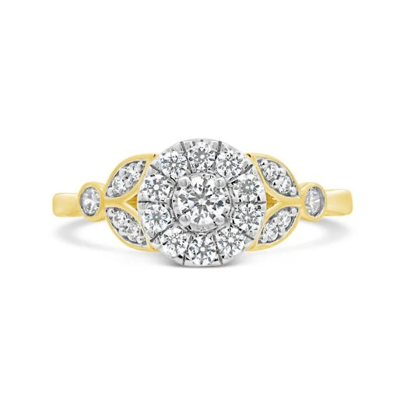 New Brilliance Lab Grown 0.50CTW Diamond Fashion Ring in 10K Yellow Gold