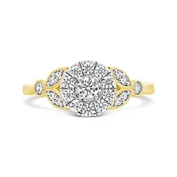 New Brilliance Lab Grown 0.50CTW Diamond Fashion Ring in 10K Yellow Gold