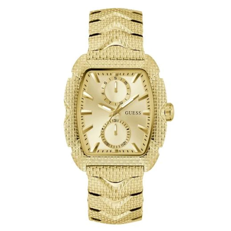 Guess Women's Rose Gold Tone Crystal Isla Watch