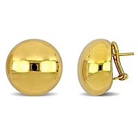 Julianna B 14K Yellow Gold 20mm Puff Earrings