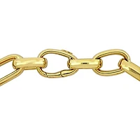 Julianna B 18K Yellow Gold 11.5mm Oval 8" Link Bracelet