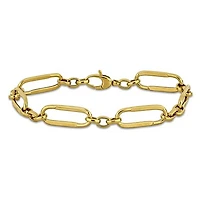 Julianna B 14K Yellow Gold 8mm Oval 7.5" Link Bracelet
