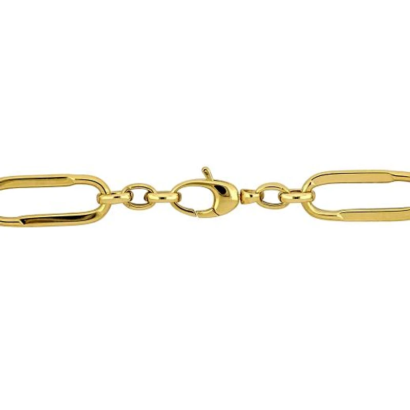 Julianna B 14K Yellow Gold 8mm Oval 7.5" Link Bracelet