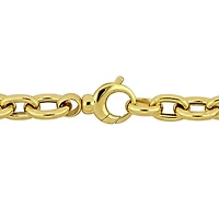 Julianna B 14K Yellow Gold 7.5mm Fancy Oval 7.5" Link Bracelet