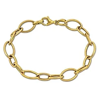 Julianna B 14K Yellow Gold 10mm Oval 8" Link Bracelet