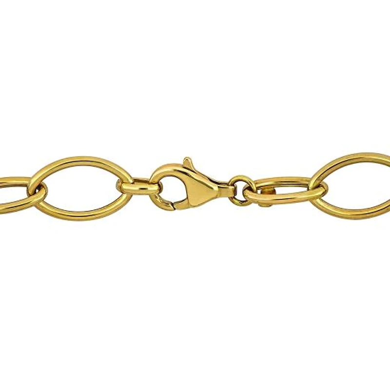 Julianna B 14K Yellow Gold 10mm Oval 8" Link Bracelet