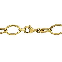 Julianna B 14K Yellow Gold 10mm Oval 8" Link Bracelet