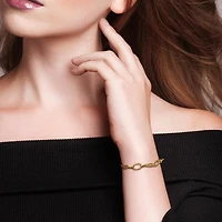 Julianna B 14K Yellow Gold 10mm Oval 8" Link Bracelet