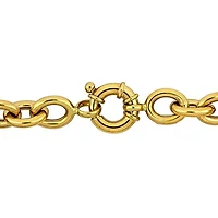 Julianna B 14K Yellow Gold 8.5mm Chain 8" Link Bracelet