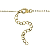 Julianna B Yellow Plated Sterling Silver Multi-Gemstone 18" + 1" Bar Necklace