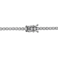 Julianna B 18K White Gold Created Blue Sapphire & Lab-Grown Diamond Bracelet