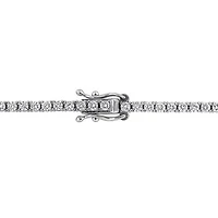 Julianna B 18K White Gold Created Emerald & Lab-Grown Diamond Tennis Bracelet