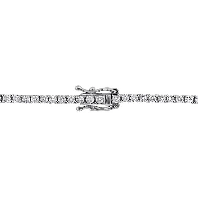 Julianna B 18K Two-Tone Created Ruby & Lab-Grown Diamond Tennis Bracelet